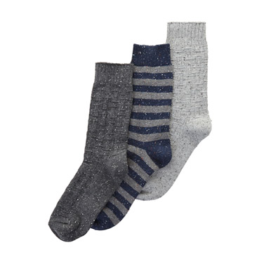 Cotton Blend Socks - Pack Of 3